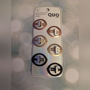 🔥4 for $20🔥Quo Round Snap Hair Clips (6 pack)
